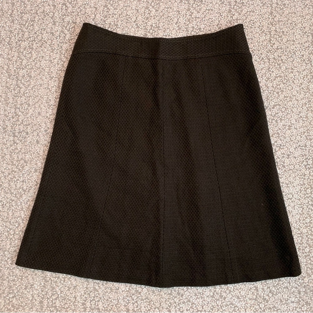 Ann Taylor NWT Chocolate Brown Knee-Length A-Line Skirt